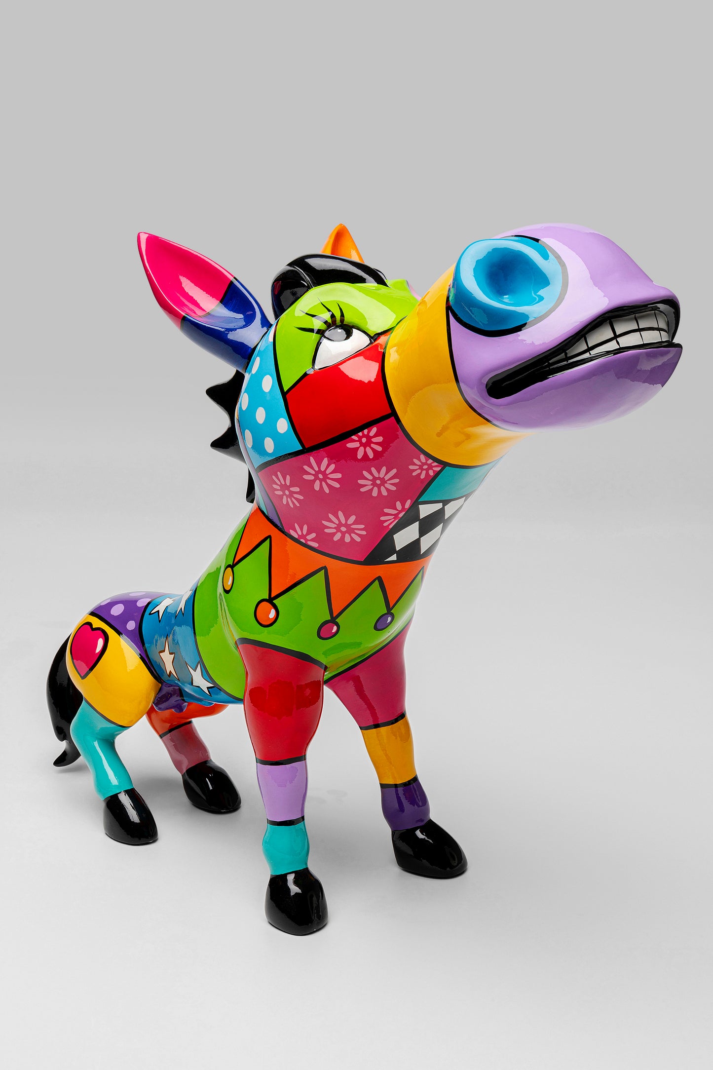 Donkey Patchwork Szamár Dekorációs Figura 54cm
