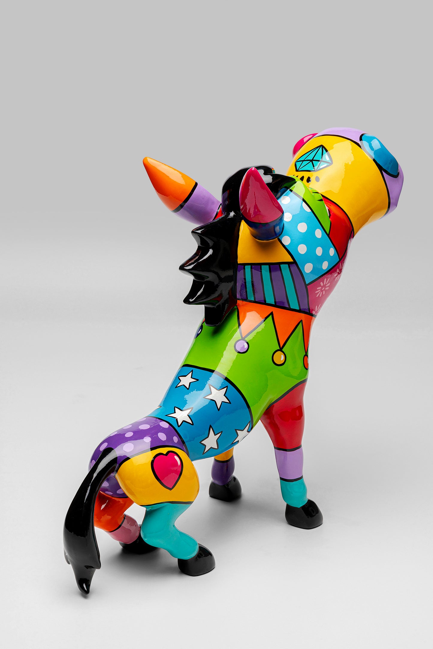 Donkey Patchwork Szamár Dekorációs Figura 54cm
