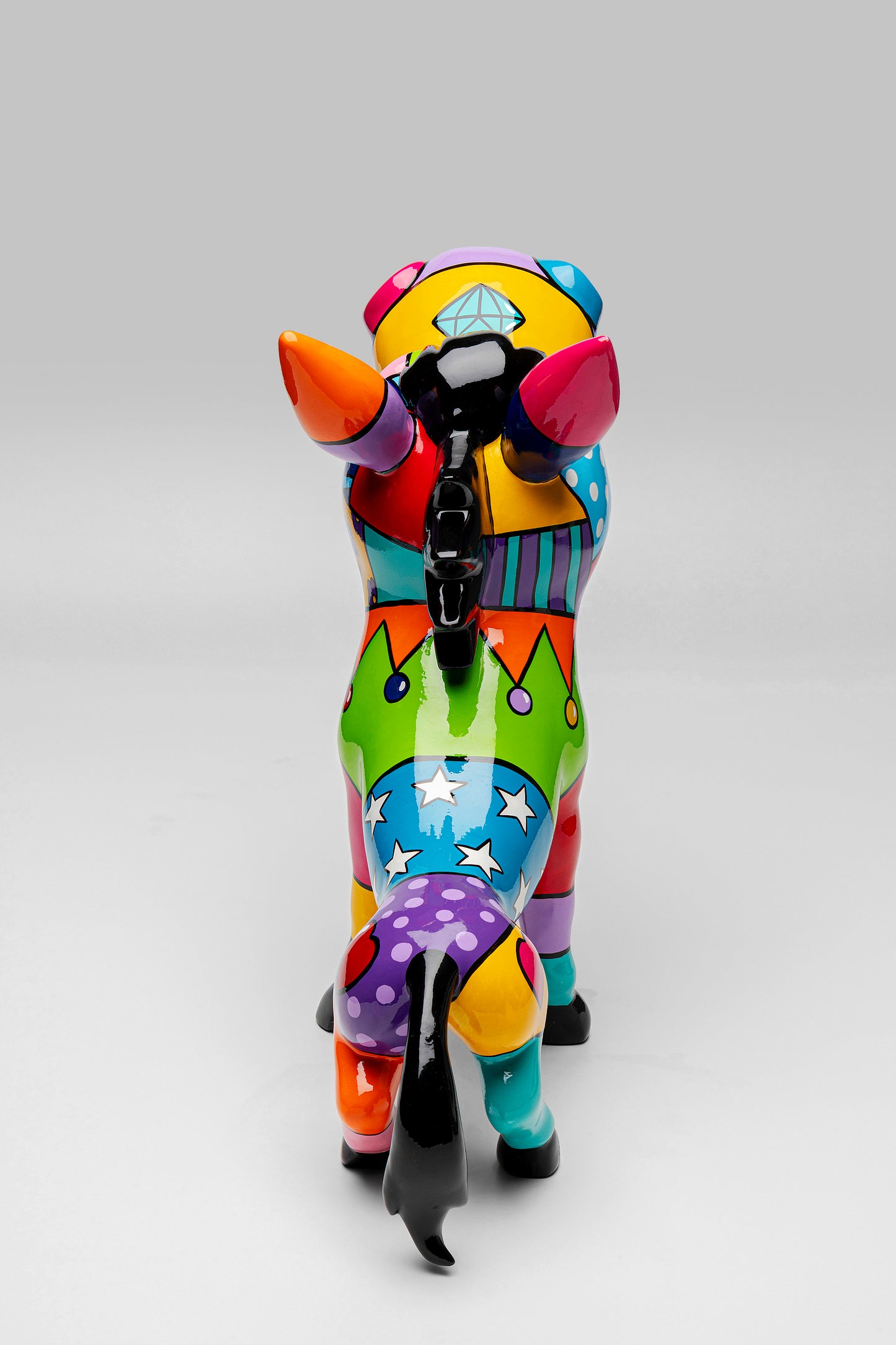 Donkey Patchwork Szamár Dekorációs Figura 54cm