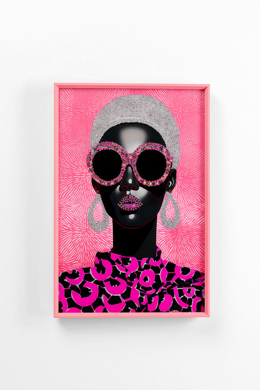 Swinging Sixties Keretezett Vászonkép 75x115cm