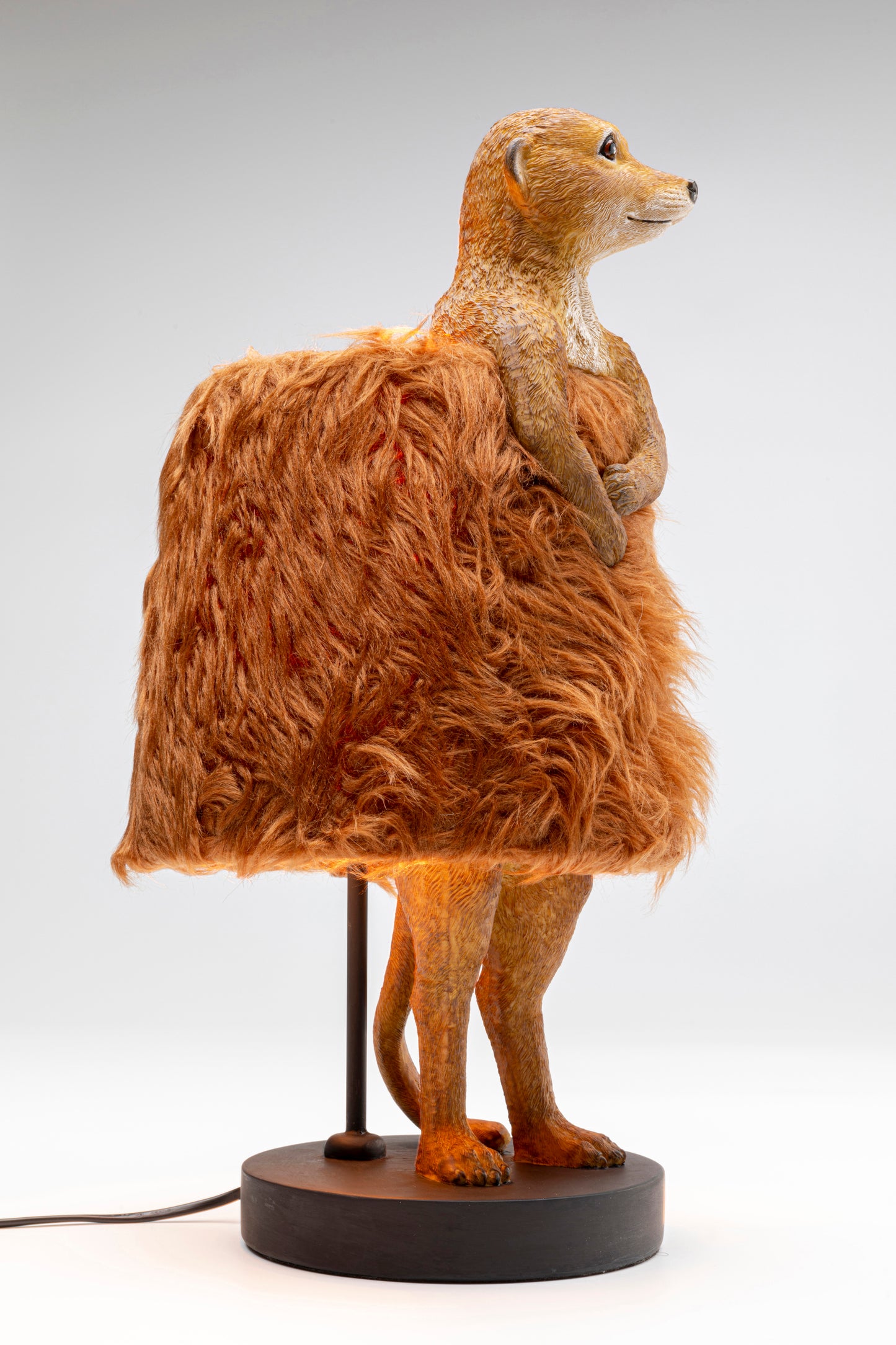 Meerkat Fur Animal Asztali Lámpa 50cm