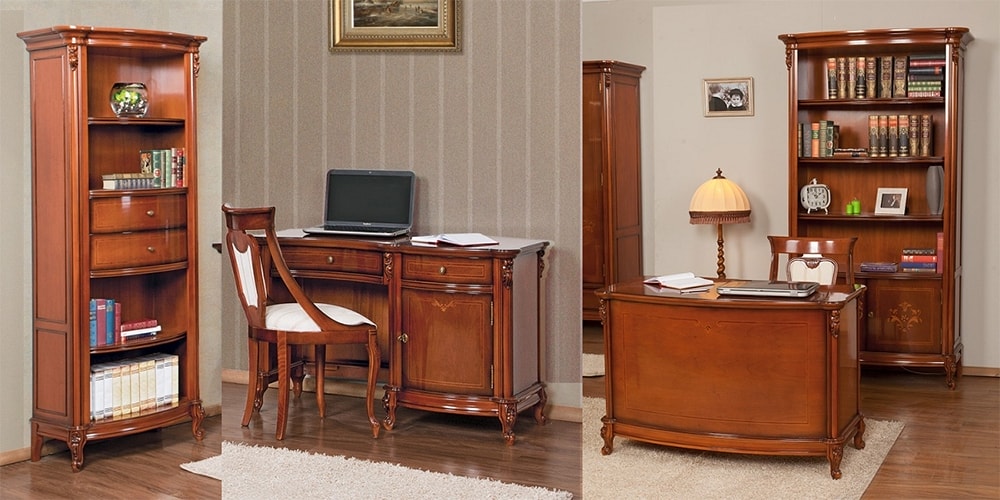 Firenze Dolgozószoba: íróasztal+könyves szekrény