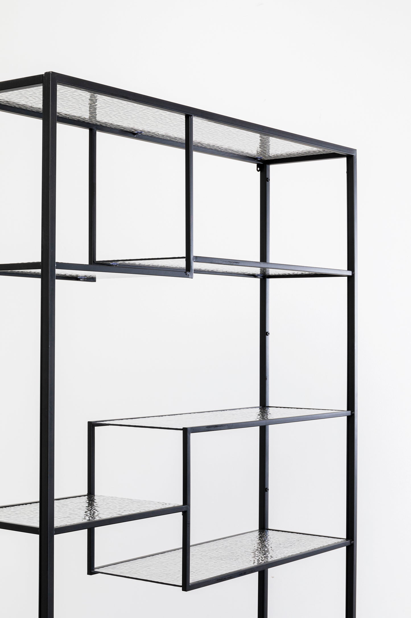 Fekete Loft Bubble Polc 115x195cm