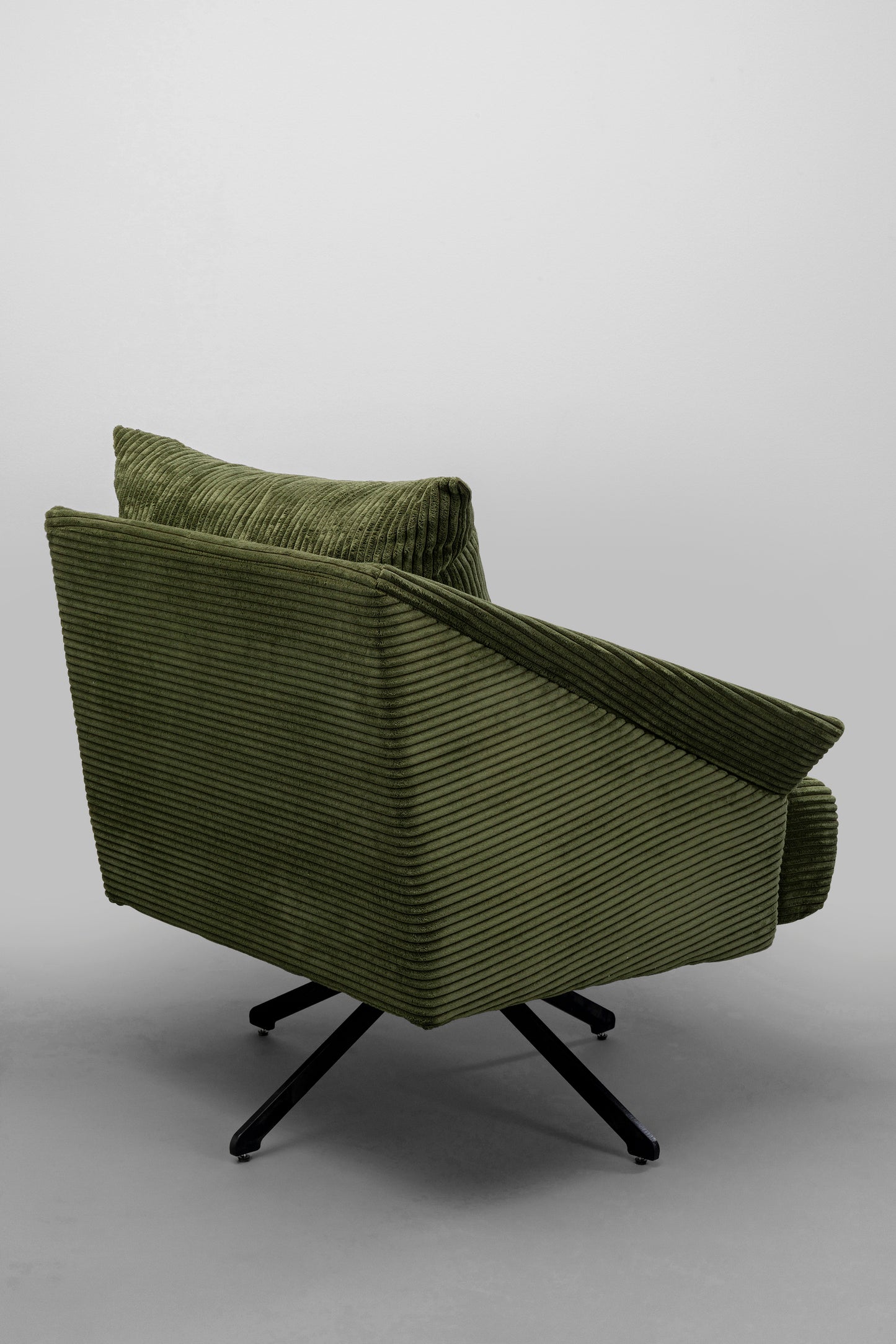 Zöld Milo Forgófotel