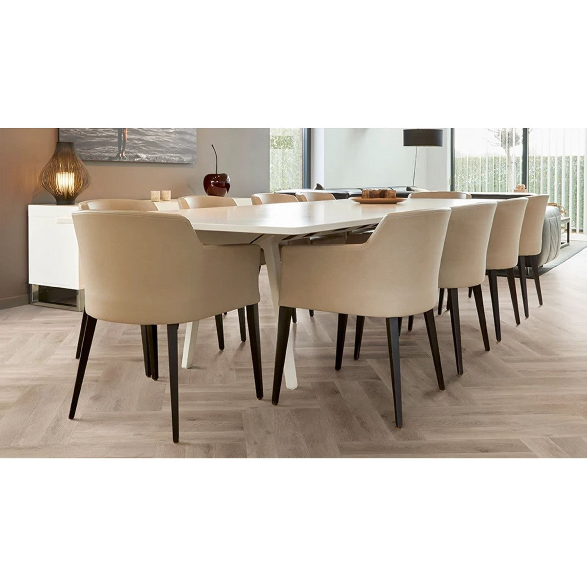 COREtec Naturals Herringbone 50 LVPEH 807 Meadow klikkes vinyl padló int. parafa alátéttel