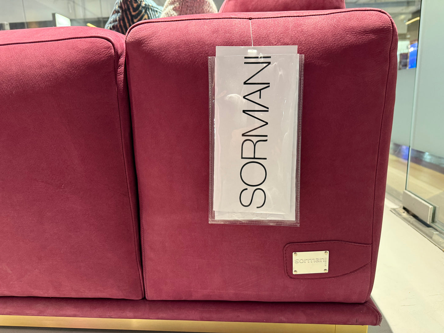 SORMANI Kanapé "Tailor Touch" "Burgundy Gold"