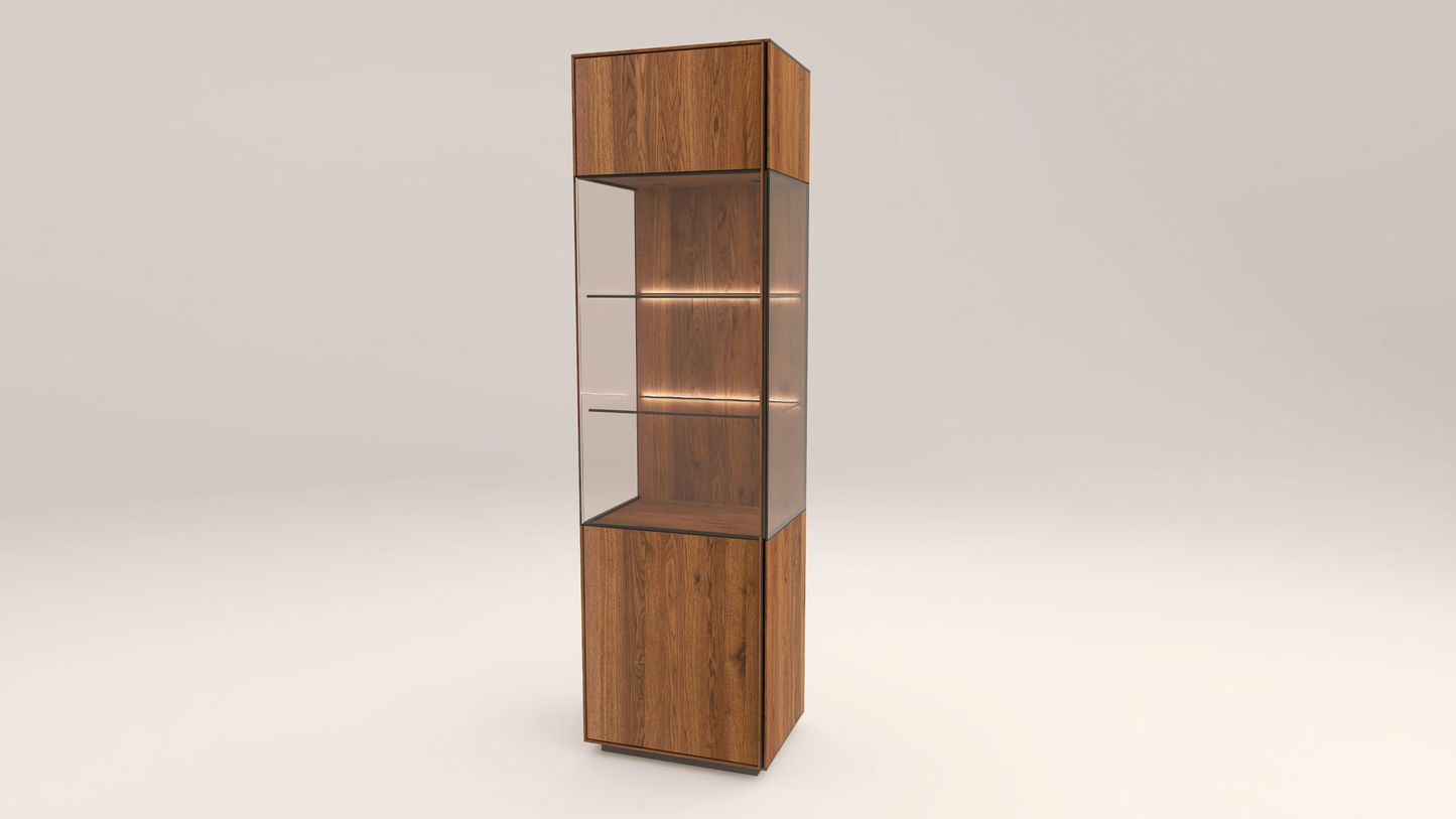 TEANO67 Tömörfa Vitrin 154100