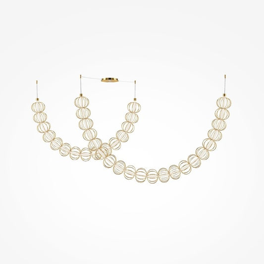 Golden cage- menyezeti lámpa