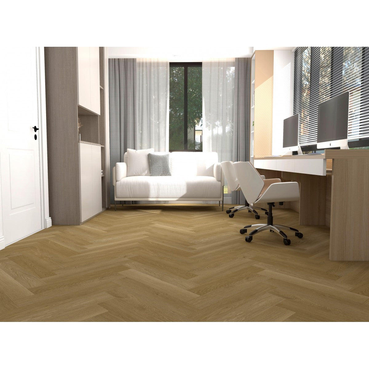 VinCore Herringbone Brittany klikkes SPC padló integrált alátéttel