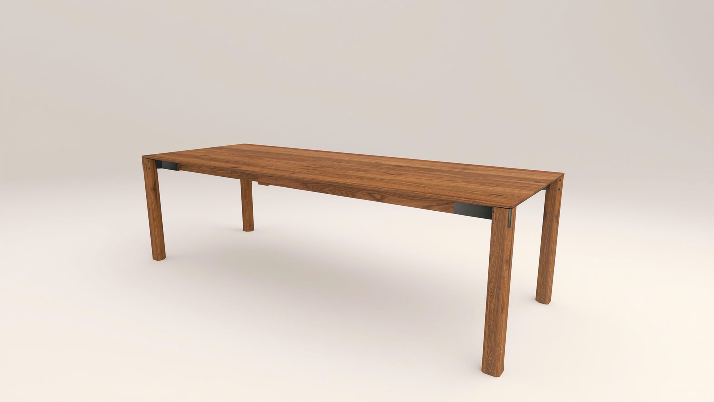 TEANO67 Tömörfa Hosszabbítható Étkezőasztal 351200