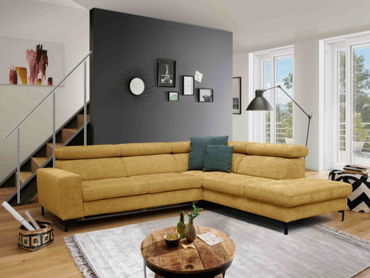 Umbria L alakú kanapé vendégággyal