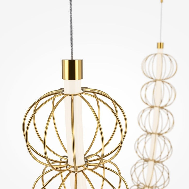 Golden cage- menyezeti lámpa